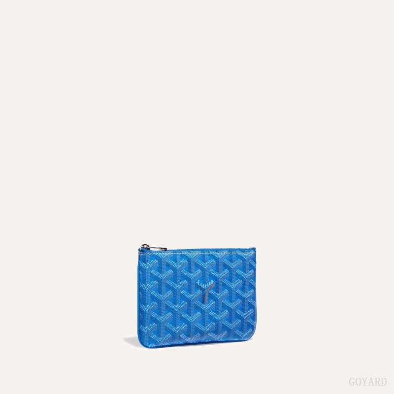 Blue Goyard SÉNAT MINI WALLET | STSK6048