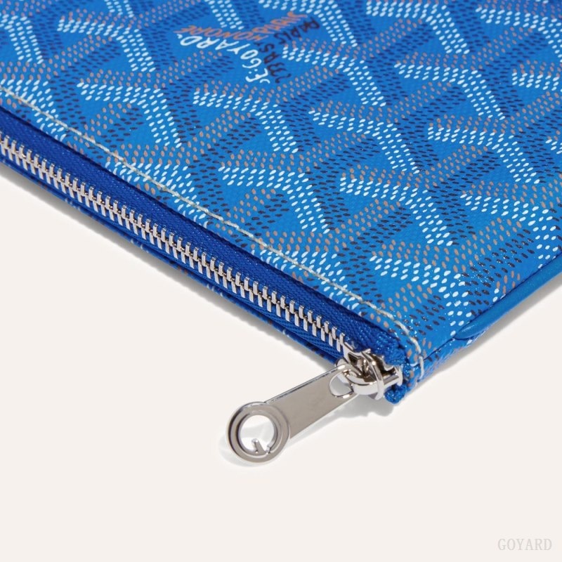 Blue Goyard SÉNAT MM POCKET | FGPE4001