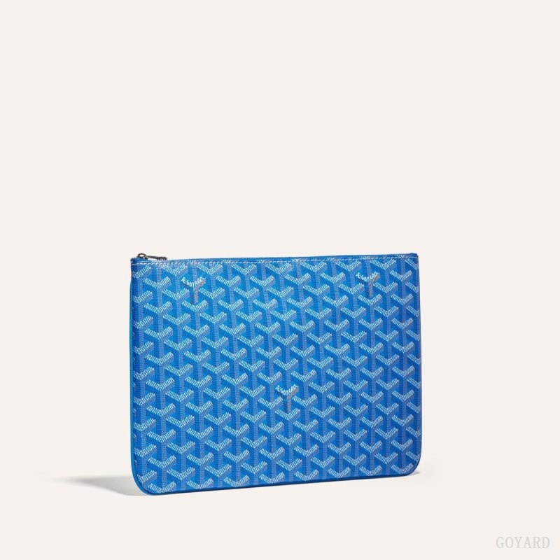 Blue Goyard SÉNAT MM POCKET | FGPE4001