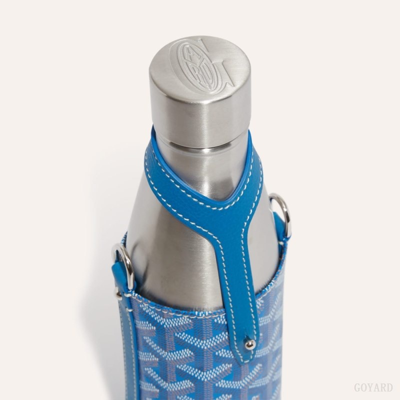 Blue Goyard Yonne MM Case & Flask | TADS5758