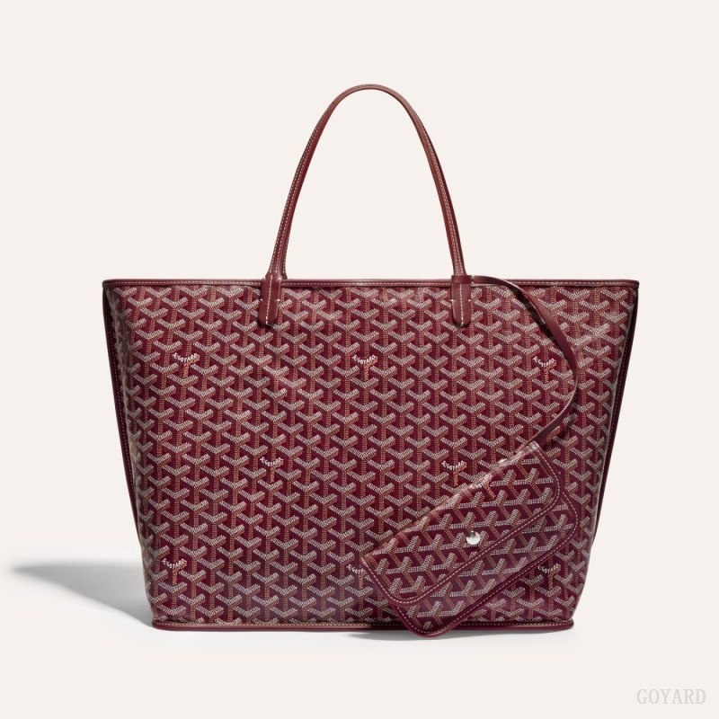 Burgundy Goyard ANJOU GM BAG | FYMH4585