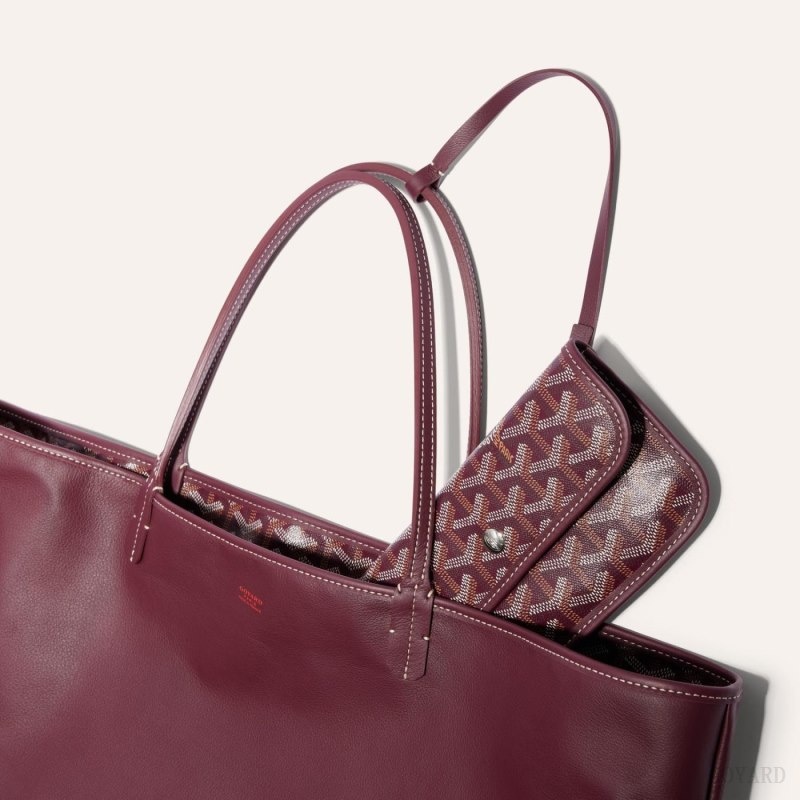 Burgundy Goyard ANJOU GM BAG | FYMH4585