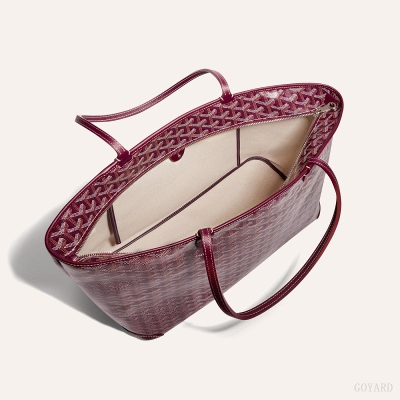 Burgundy Goyard ARTOIS MM BAG | LHUD4716