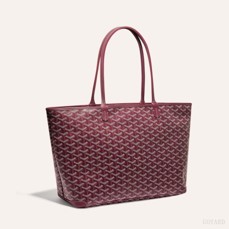 Burgundy Goyard ARTOIS MM BAG | LHUD4716