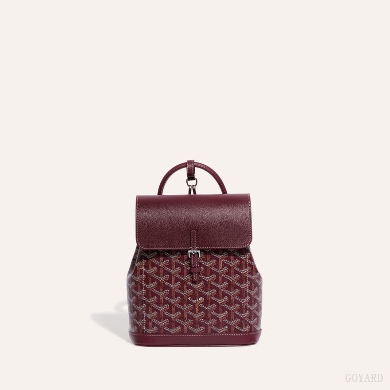 Burgundy Goyard Alpin Mini Backpack | GBUC9031