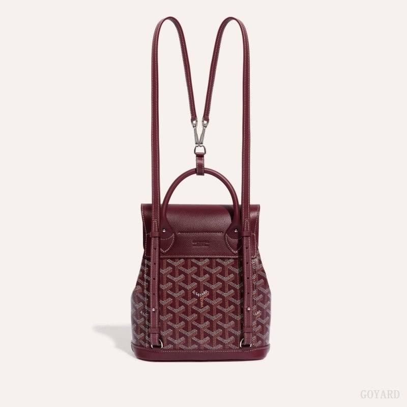 Burgundy Goyard Alpin Mini Backpack | GBUC9031