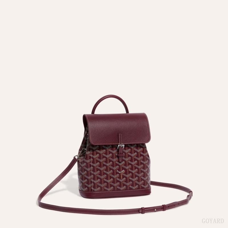 Burgundy Goyard Alpin Mini Backpack | GBUC9031