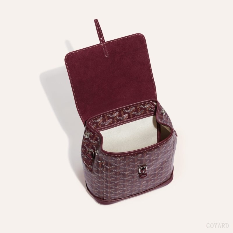 Burgundy Goyard Alpin Mini Backpack | GBUC9031