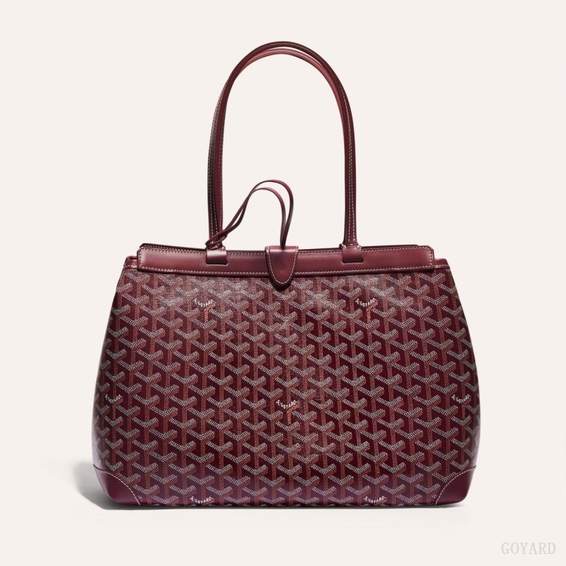 Burgundy Goyard BELLECHASSE BIAUDE PM BAG | HQBN7938