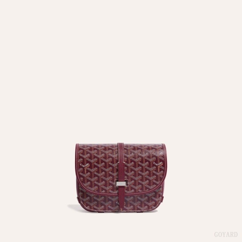 Burgundy Goyard Belvedere PM Bag | JIWN1043