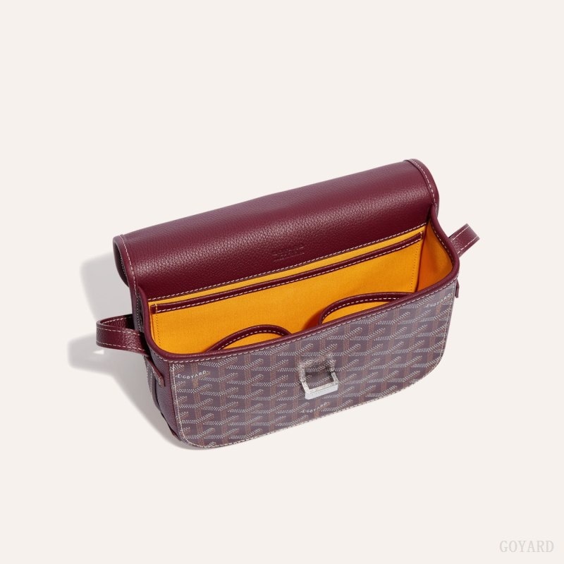 Burgundy Goyard Belvedere PM Bag | JIWN1043