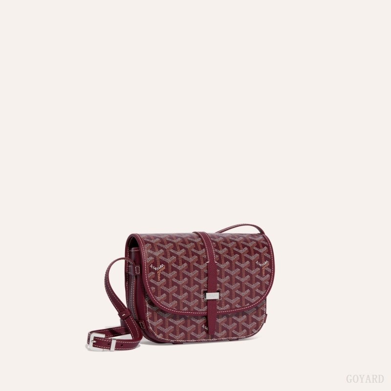 Burgundy Goyard Belvedere PM Bag | JIWN1043