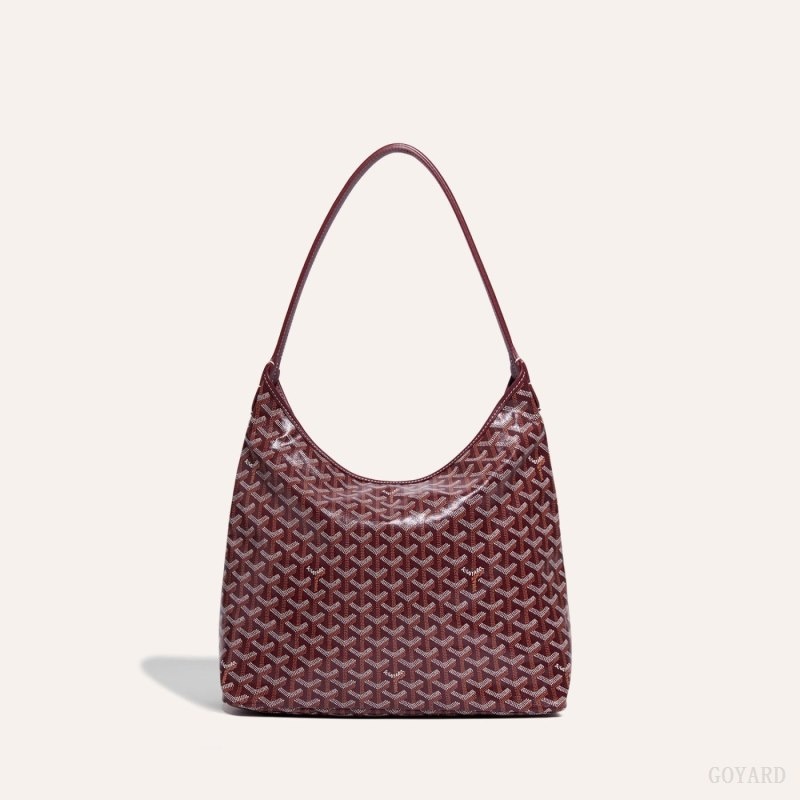 Burgundy Goyard Bohème Hobo Bag | YHDI3390