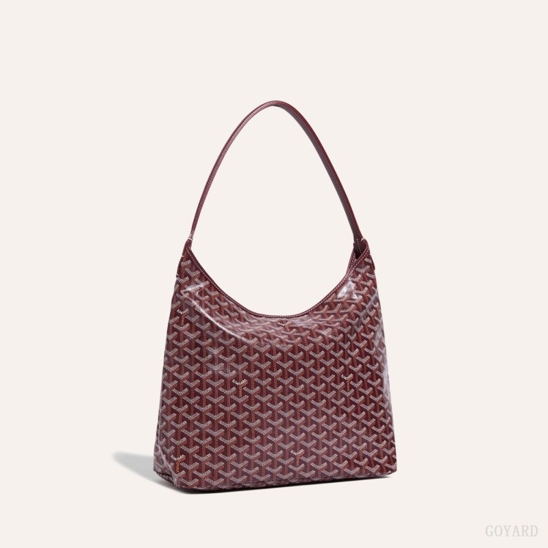 Burgundy Goyard Bohème Hobo Bag | YHDI3390