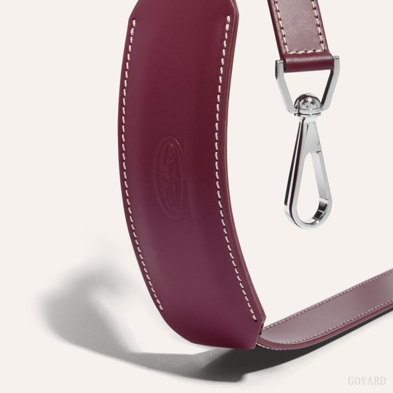 Burgundy Goyard CUIR MM STRAP | BRJJ6183