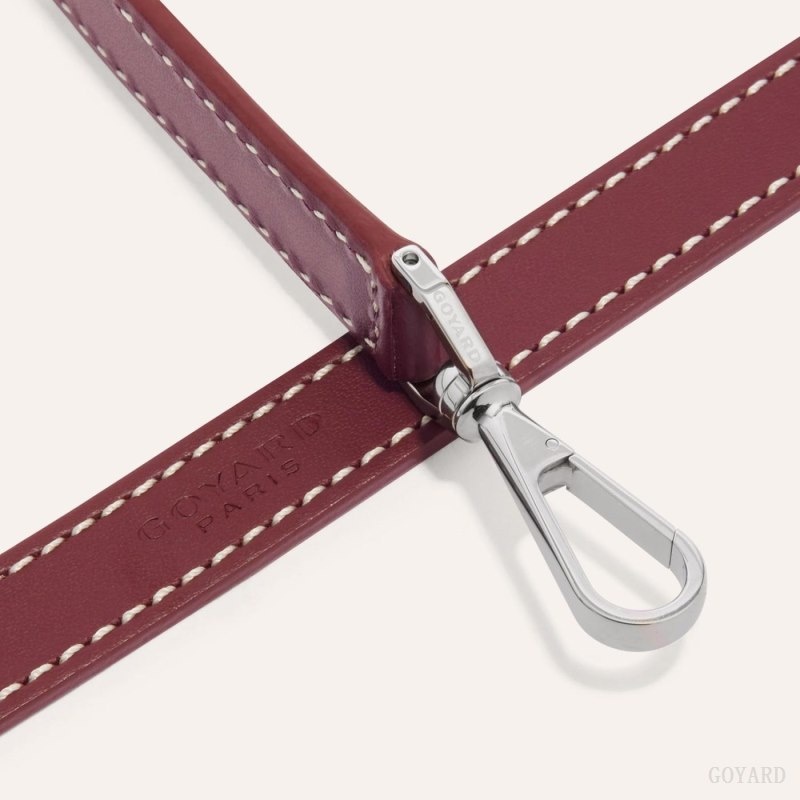 Burgundy Goyard CUIR PM STRAP | QUNE9291