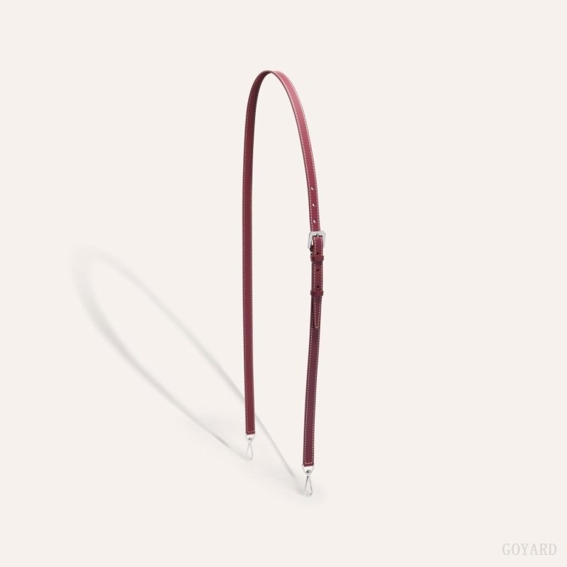 Burgundy Goyard CUIR PM STRAP | QUNE9291