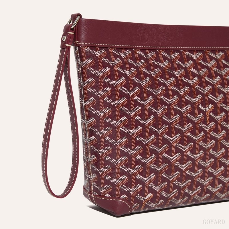 Burgundy Goyard Conti pouch | QWYZ6603