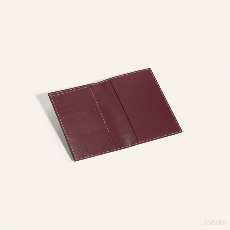 Burgundy Goyard GRENELLE PASSPORT COVER | HADW4871