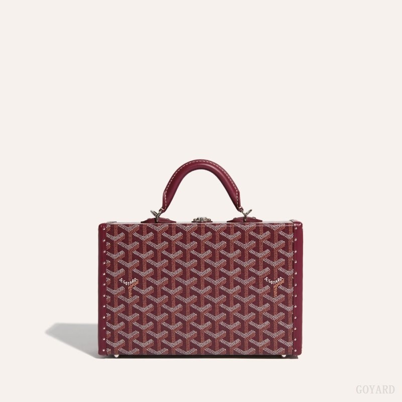 Burgundy Goyard Grand Hôtel Trunk Bag | EUII8197