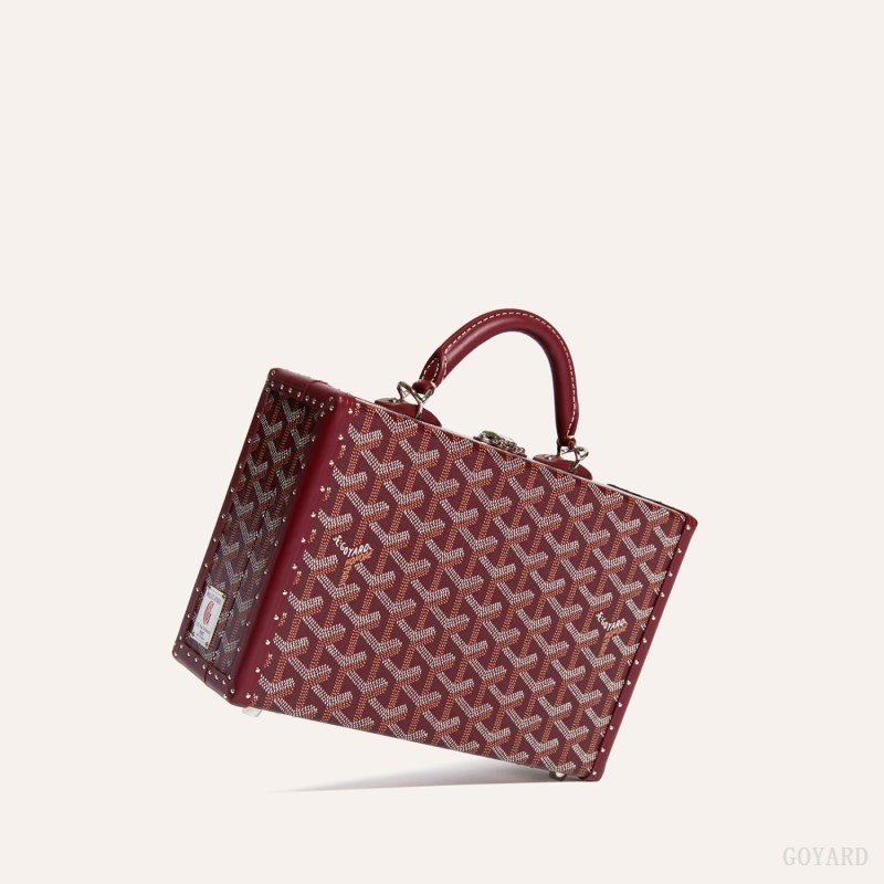 Burgundy Goyard Grand Hôtel Trunk Bag | EUII8197