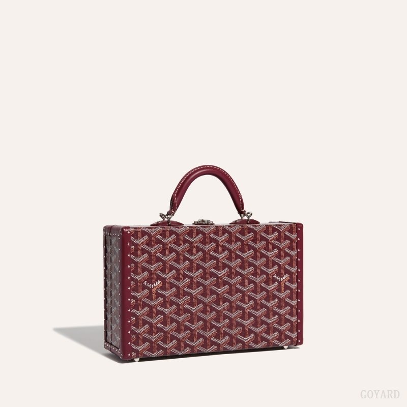 Burgundy Goyard Grand Hôtel Trunk Bag | EUII8197