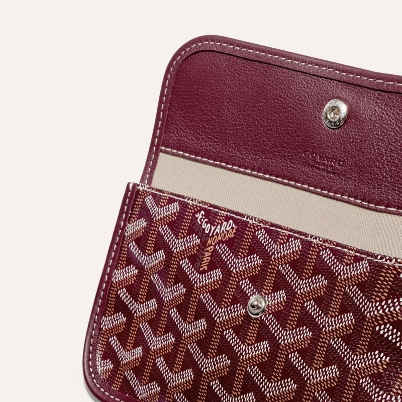 Burgundy Goyard HARDY PM BAG | DBJX2977