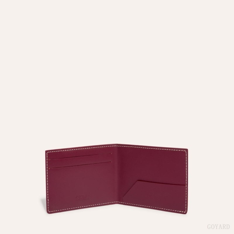 Burgundy Goyard INSERT VICTOIRE CARD WALLET | INBA2843