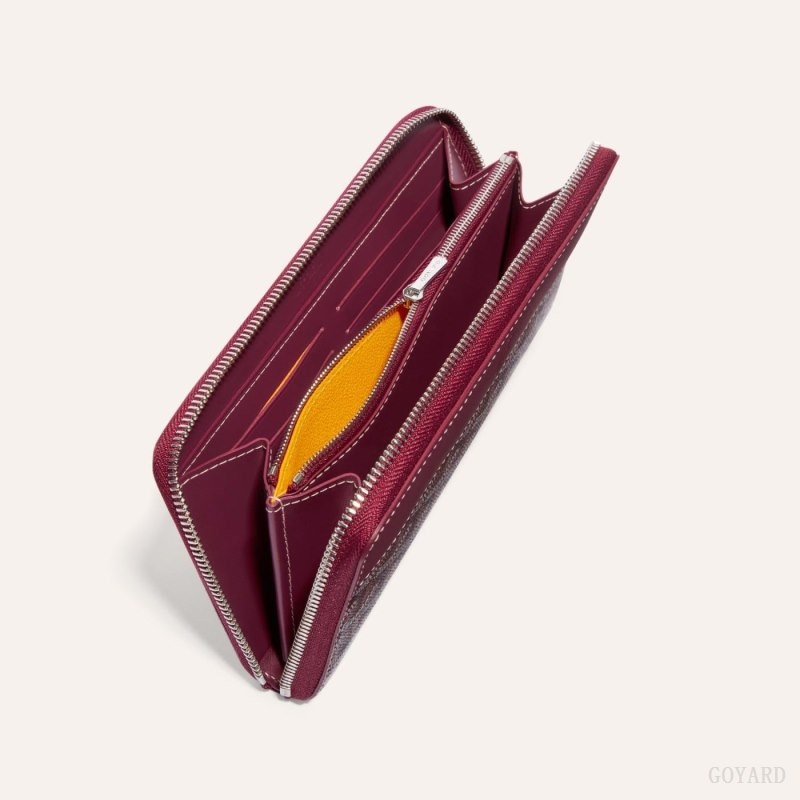 Burgundy Goyard MATIGNON GM WALLET | YZTV0122