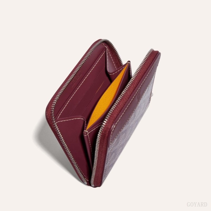 Burgundy Goyard MATIGNON PM WALLET | DYOJ7922