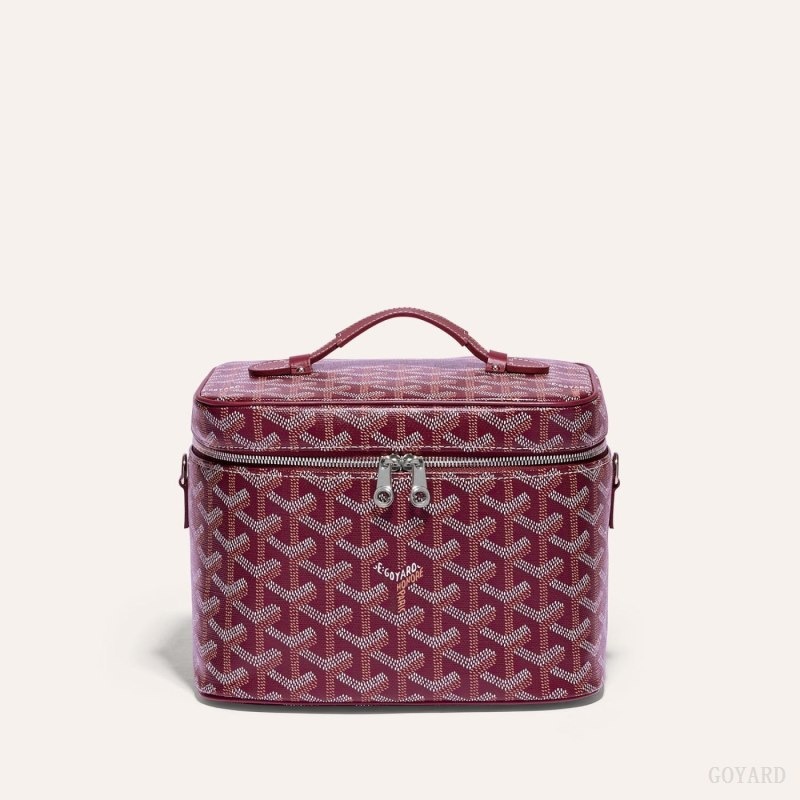 Burgundy Goyard MUSE VANITY CASE | HLLY7952