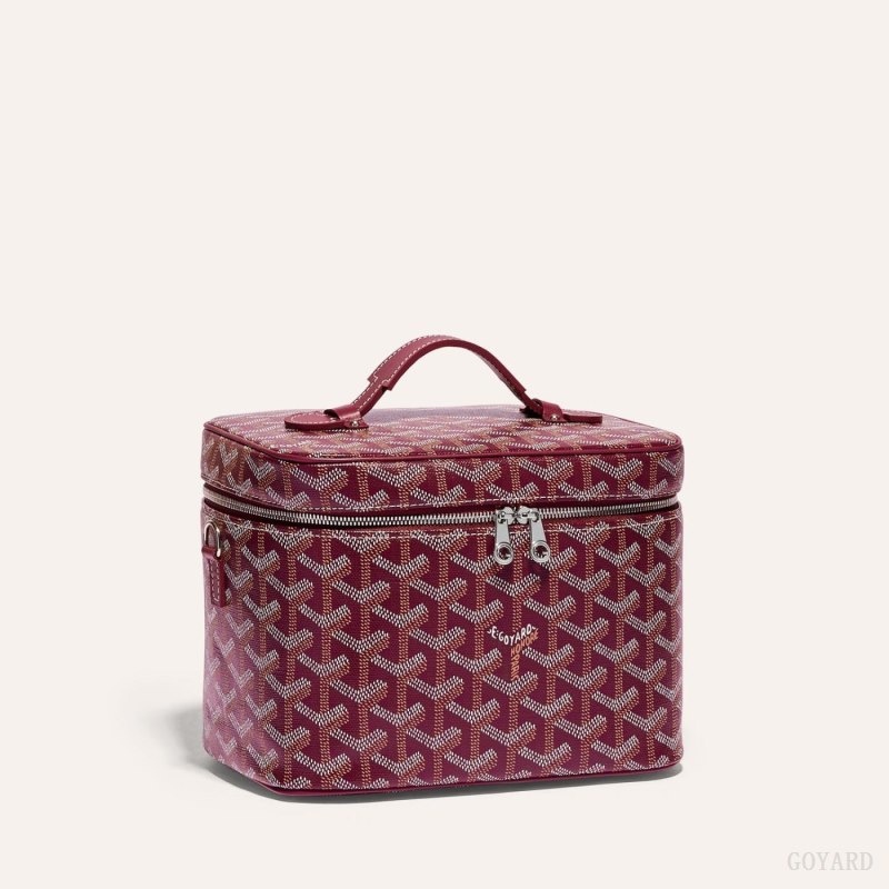 Burgundy Goyard MUSE VANITY CASE | HLLY7952