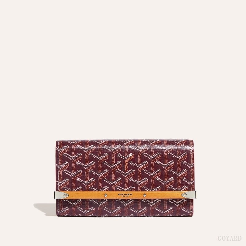 Burgundy Goyard Monte-Carlo Mini Case | GKDT2519