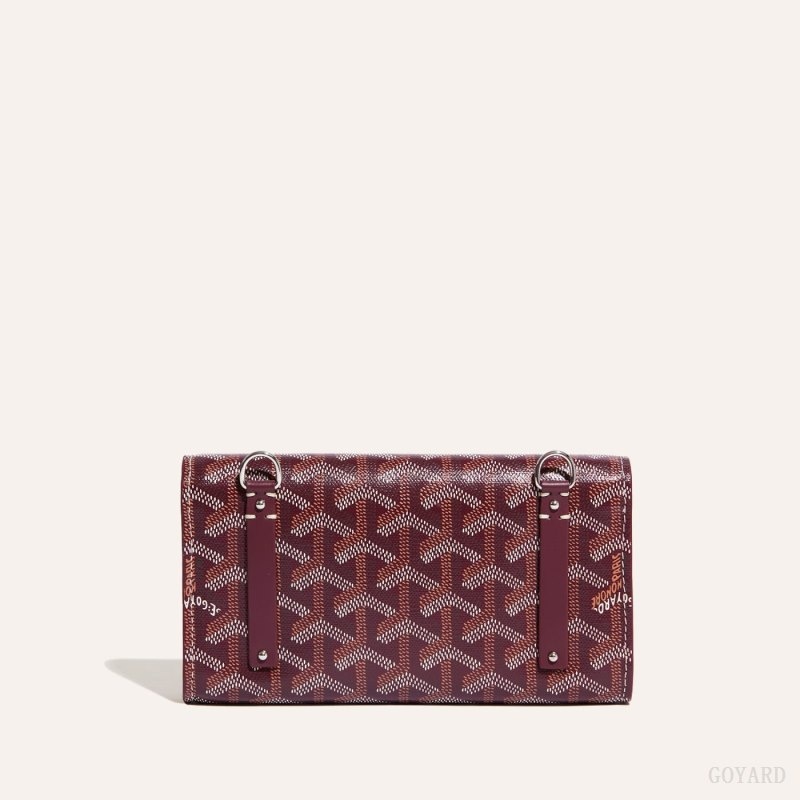 Burgundy Goyard Monte-Carlo Mini Case | GKDT2519