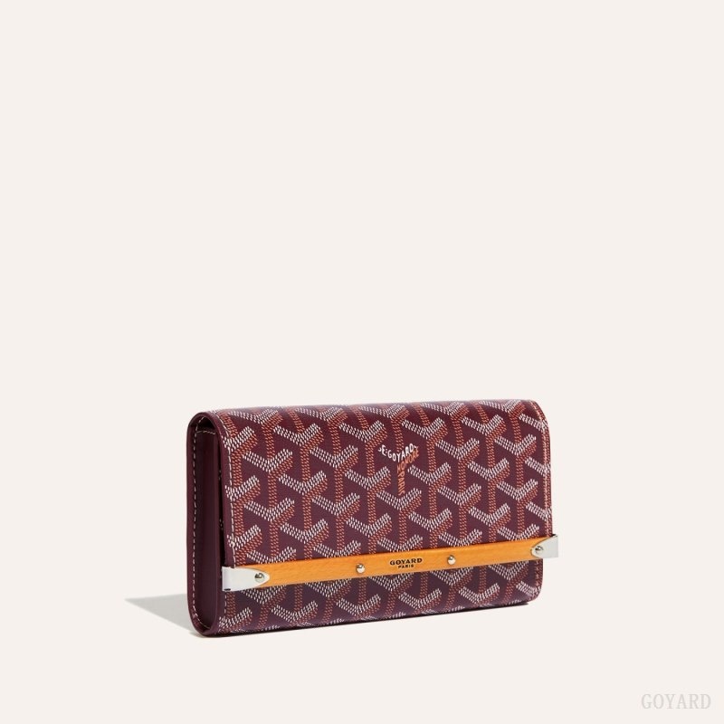 Burgundy Goyard Monte-Carlo Mini Case | GKDT2519