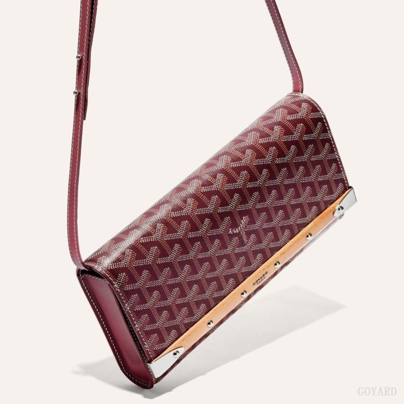 Burgundy Goyard Monte-Carlo PM Clutch | BZFB2525