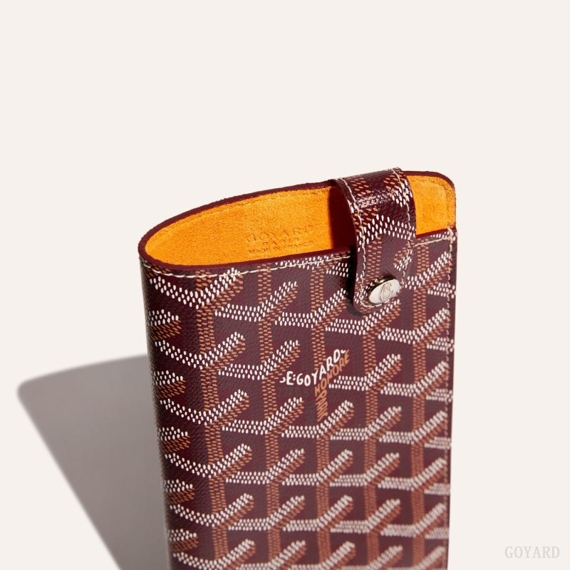 Burgundy Goyard Montmartre GM Case | XZAM9492