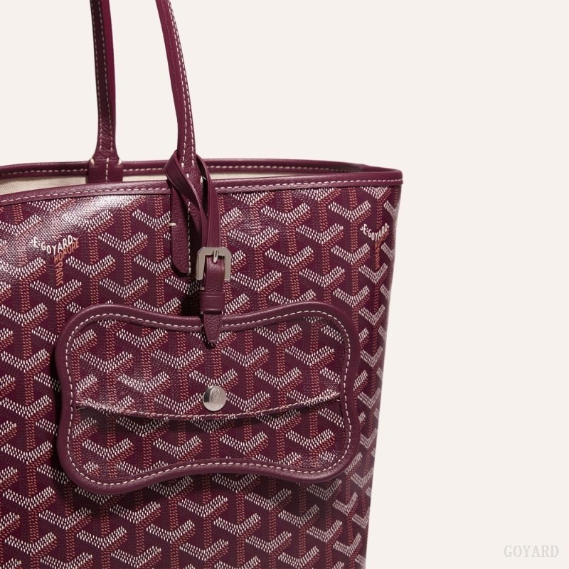 Burgundy Goyard Os Grey Dog pocket | GIOL8422