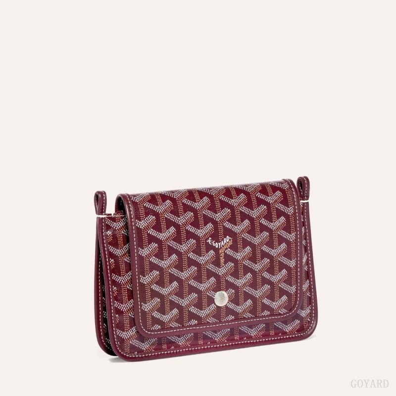 Burgundy Goyard PLUMET POCKET WALLET | GIIS2631