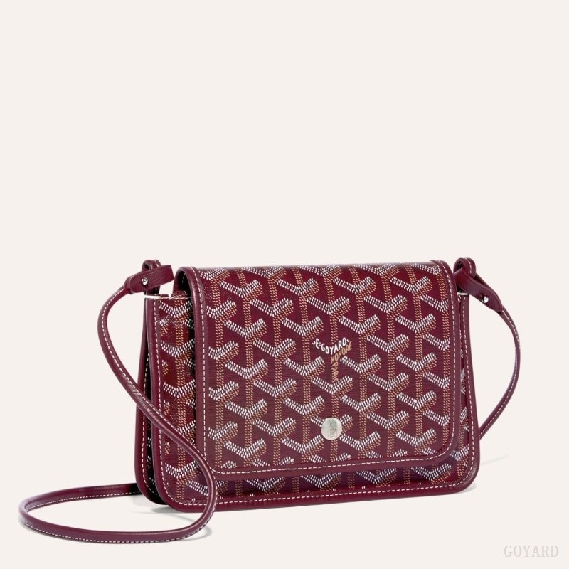 Burgundy Goyard PLUMET POCKET WALLET | GIIS2631