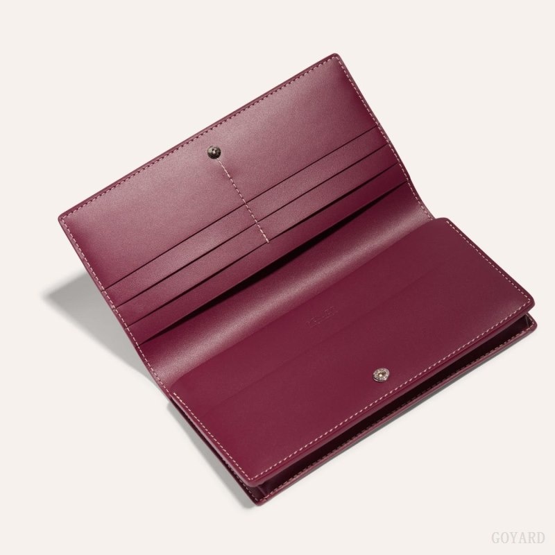 Burgundy Goyard RICHELIEU WALLET | WYYO8587