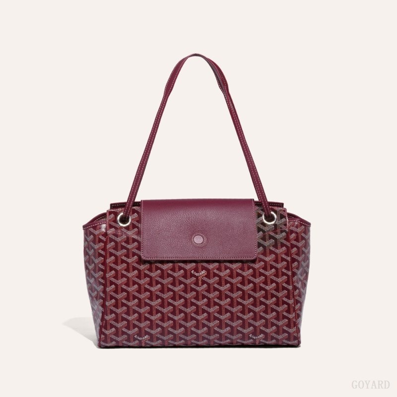 Burgundy Goyard ROUETTE PM BAG | JGGD4840