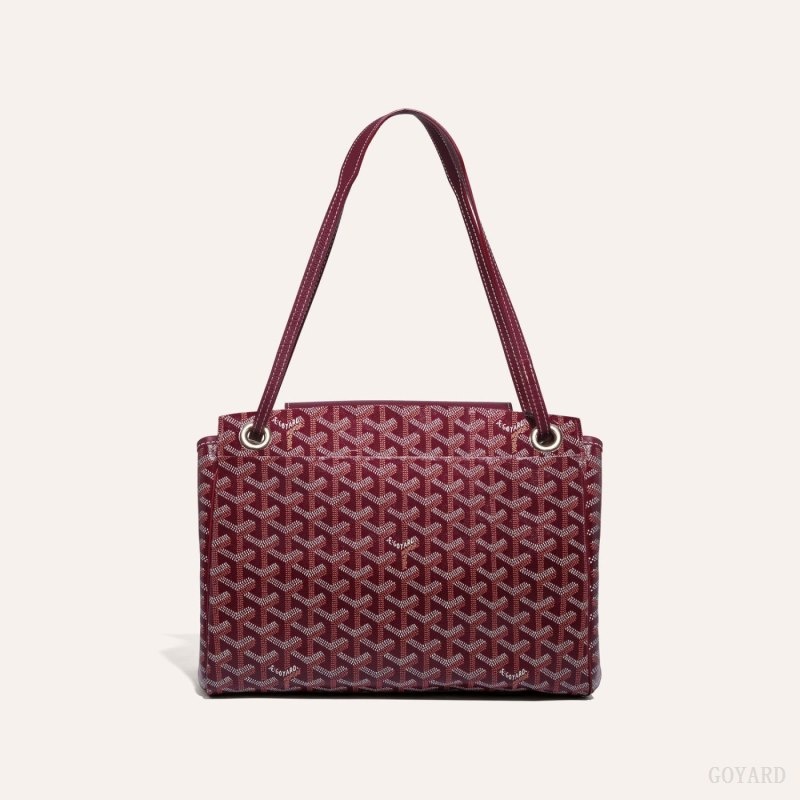 Burgundy Goyard ROUETTE PM BAG | JGGD4840