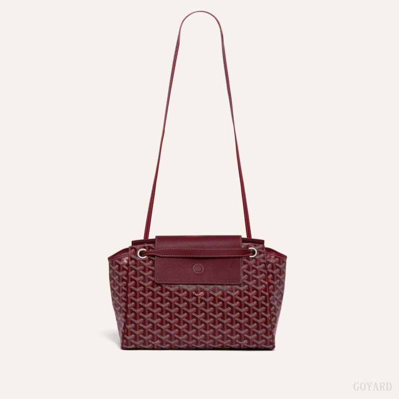 Burgundy Goyard ROUETTE PM BAG | JGGD4840