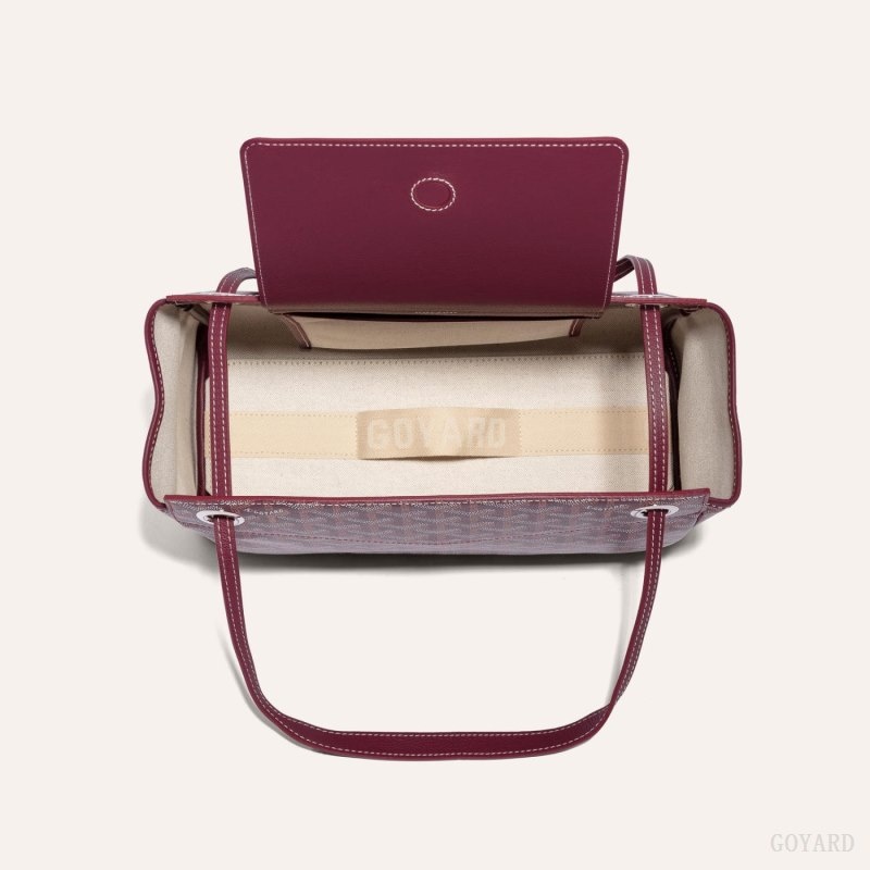 Burgundy Goyard ROUETTE PM BAG | JGGD4840