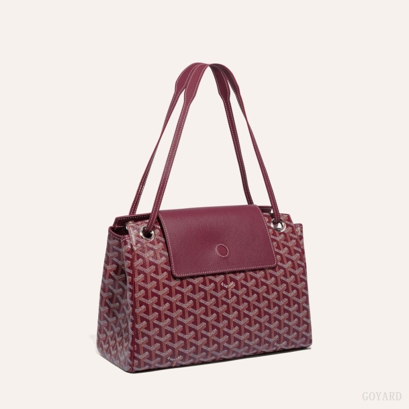 Burgundy Goyard ROUETTE PM BAG | JGGD4840