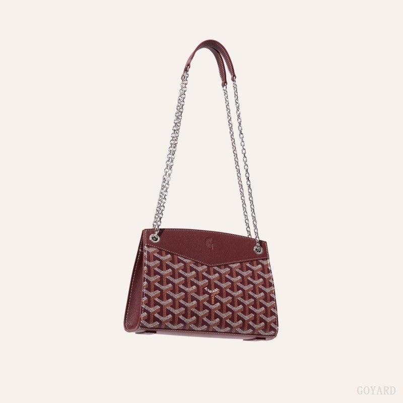 Burgundy Goyard Rouette Structuré Mini Bag | FZVF3032