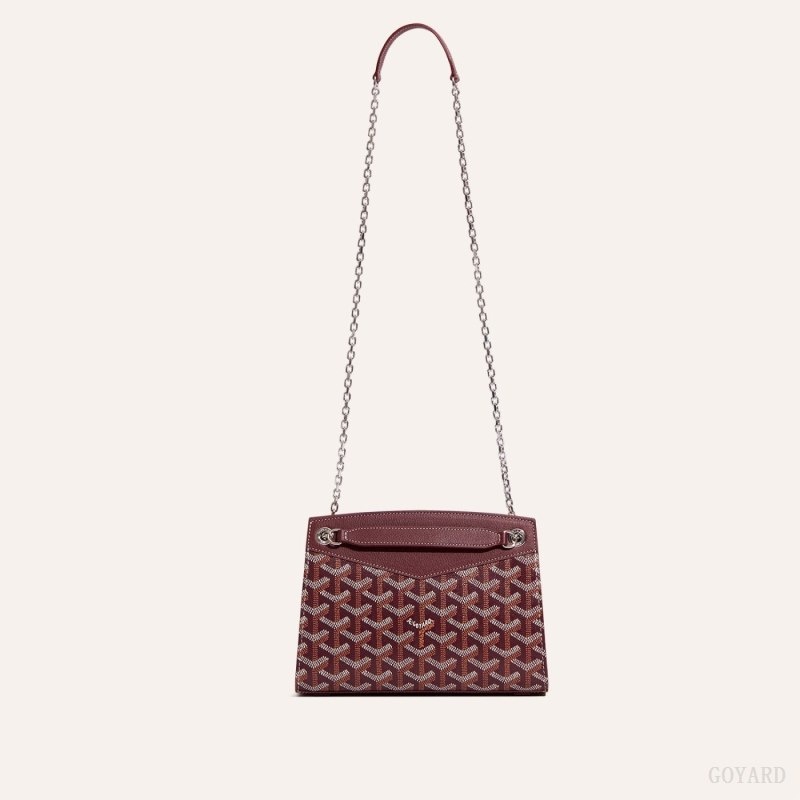 Burgundy Goyard Rouette Structuré Mini Bag | FZVF3032