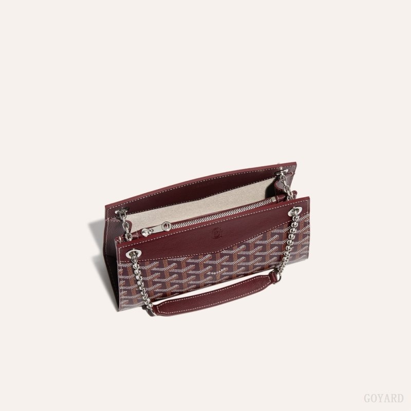 Burgundy Goyard Rouette Structuré Mini Bag | FZVF3032