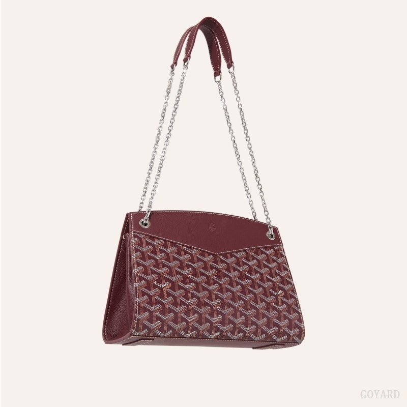 Burgundy Goyard Rouette Structuré PM Bag | MZII1857